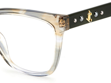 Designer Women Jimmy Choo Eyeglasses: JC335 - Green Strip Gold- SpecSMART Eye Clinic (Zoom View)